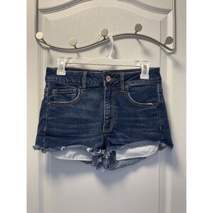 American Eagle High Rise Denim Shorts
